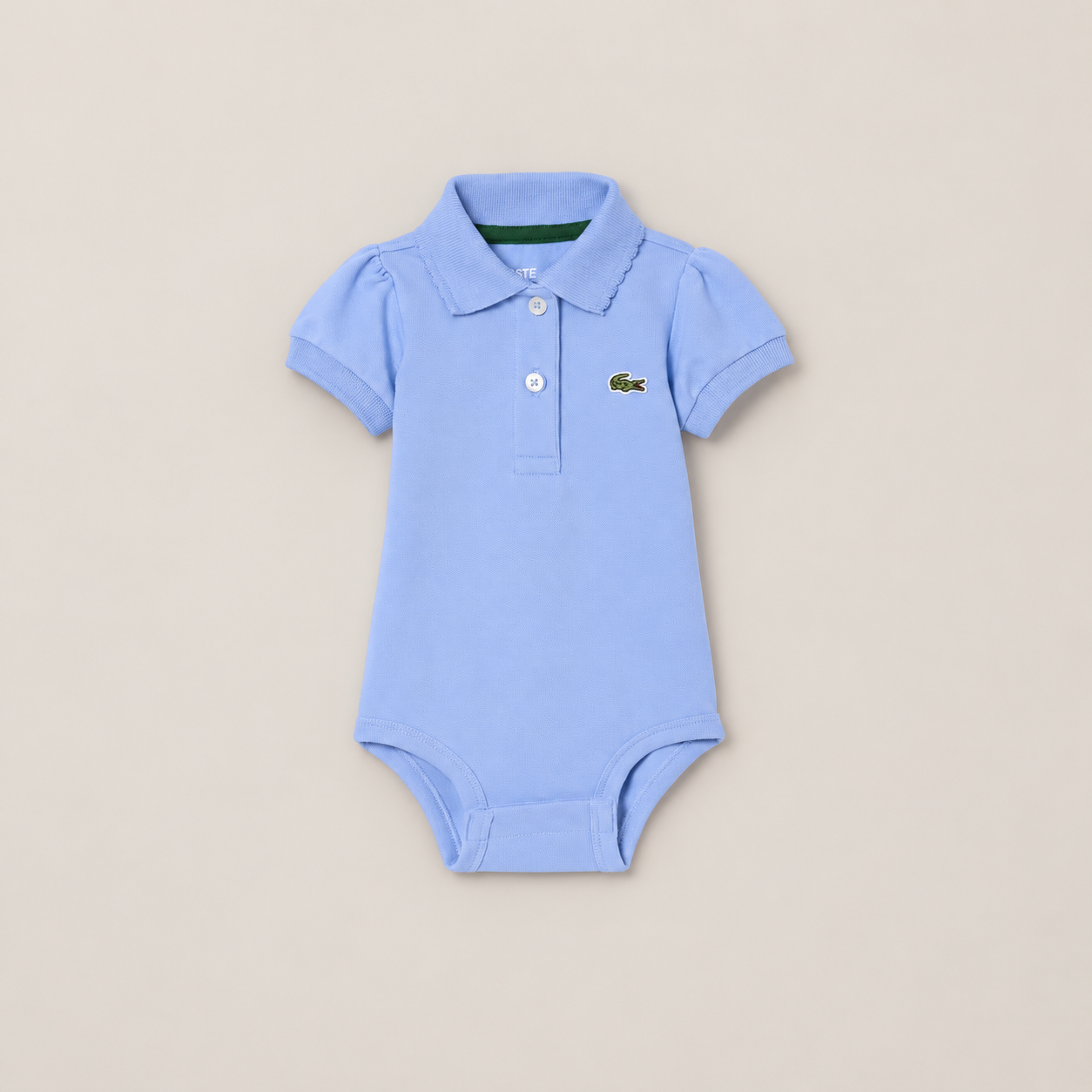 Polo bodi za bebe od piké pamuka kratkih rukava