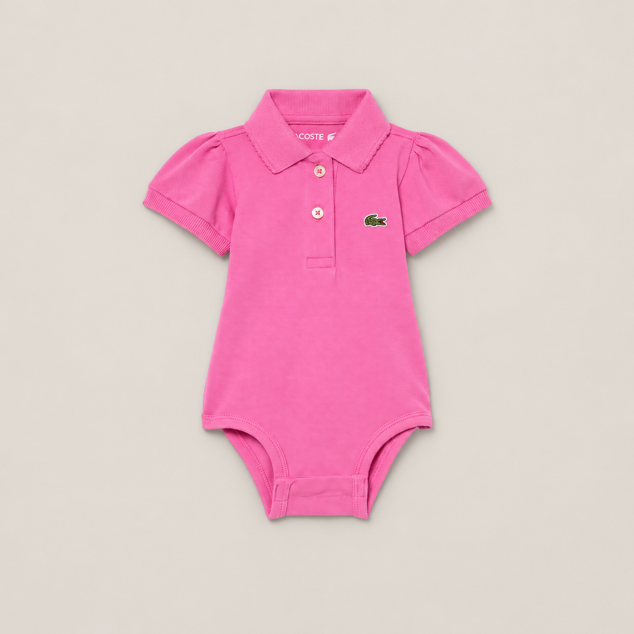 Polo bodi za bebe od piké pamuka kratkih rukava