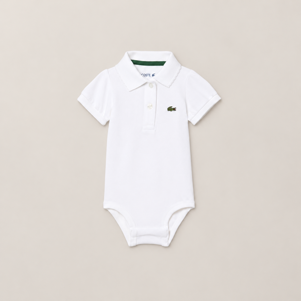 Polo bodi za bebe od piké pamuka kratkih rukava